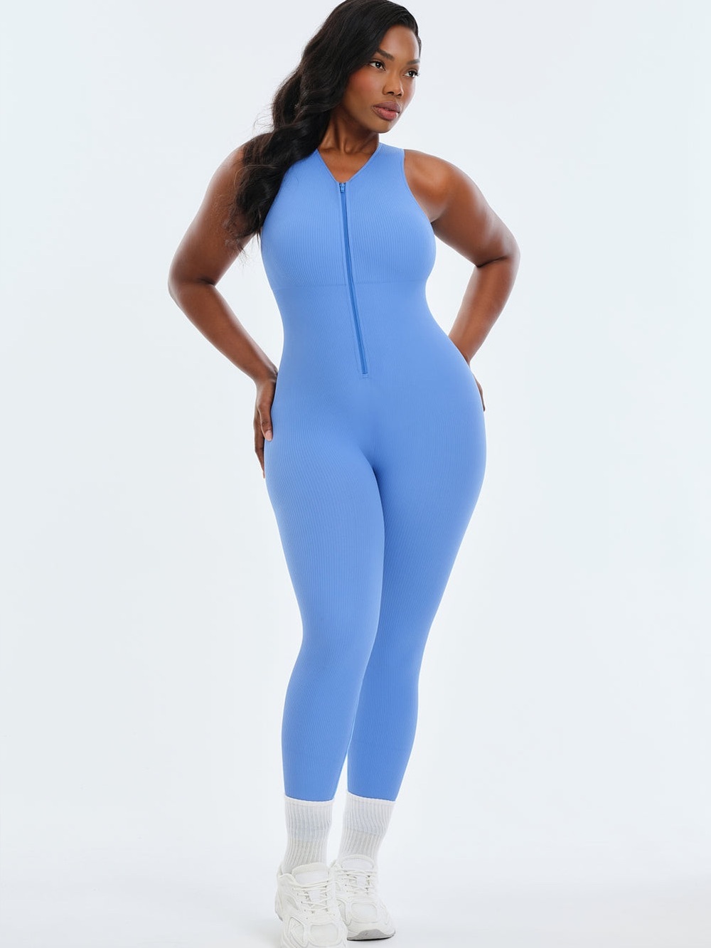 She’s Waisted Front Zip Jumpsuit